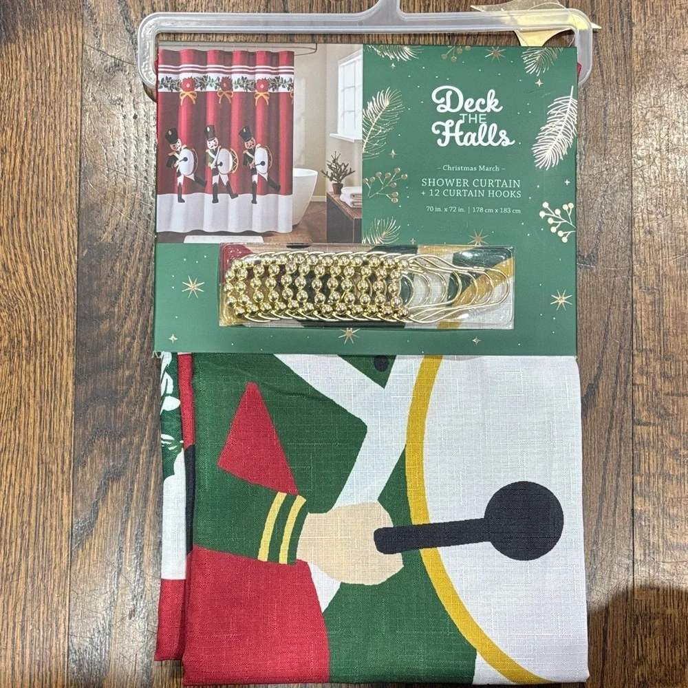 Holiday Drum Soldier Shower Curtain